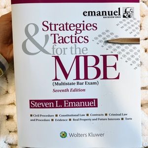 Emmanuel Bar Review Series by Wolyers Kluwer Multistate Bar Exam 7th edition